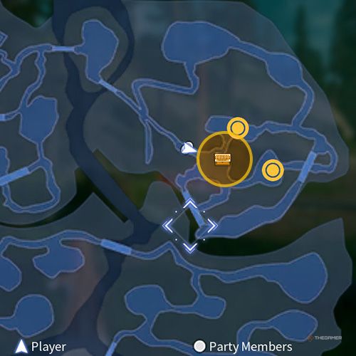 The treasure chest no 7 location is displayed on the map in third chapter's quest three in Sword Art Online Fractured Daydream