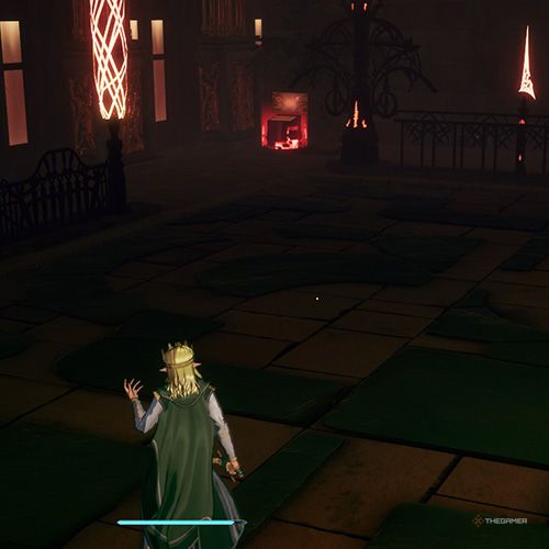 The player is standing next to the console no 2 from the second chapter's third side quest in Sword Art Online Fractured Daydream