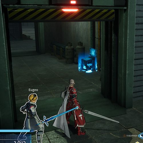 The player is standing next to the console no 2 from the fifth chapter's sixth quest in Sword Art Online Fractured Daydream