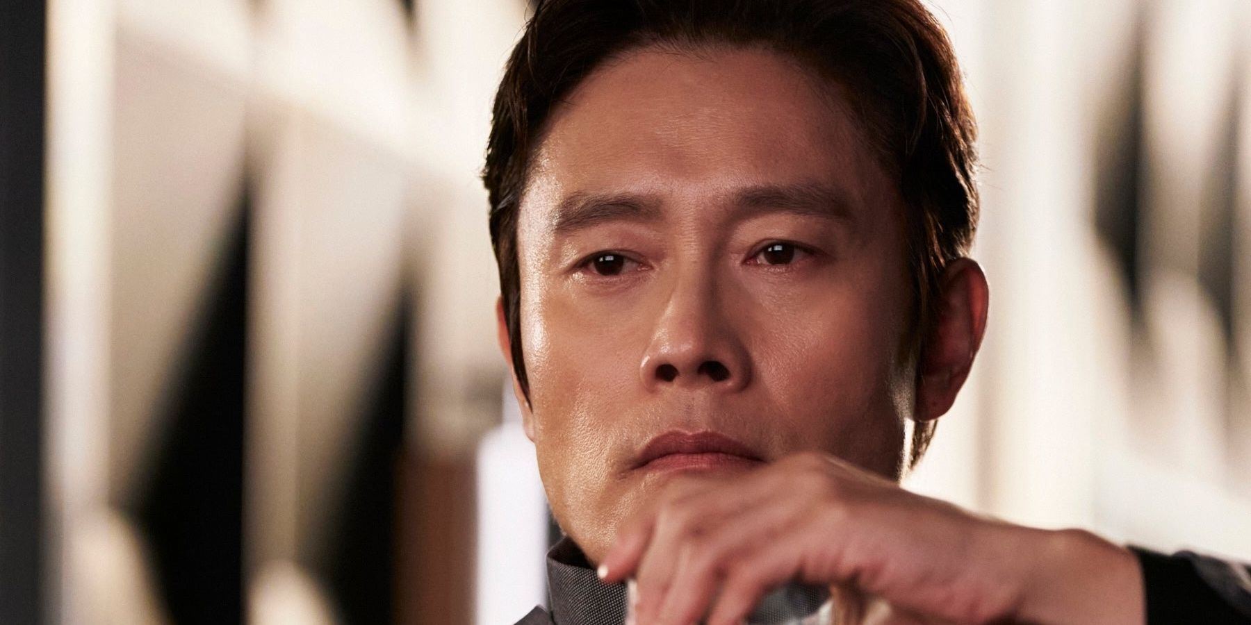 Hwang In-ho (Lee Byung-hun) as the Front Man in Squid Game