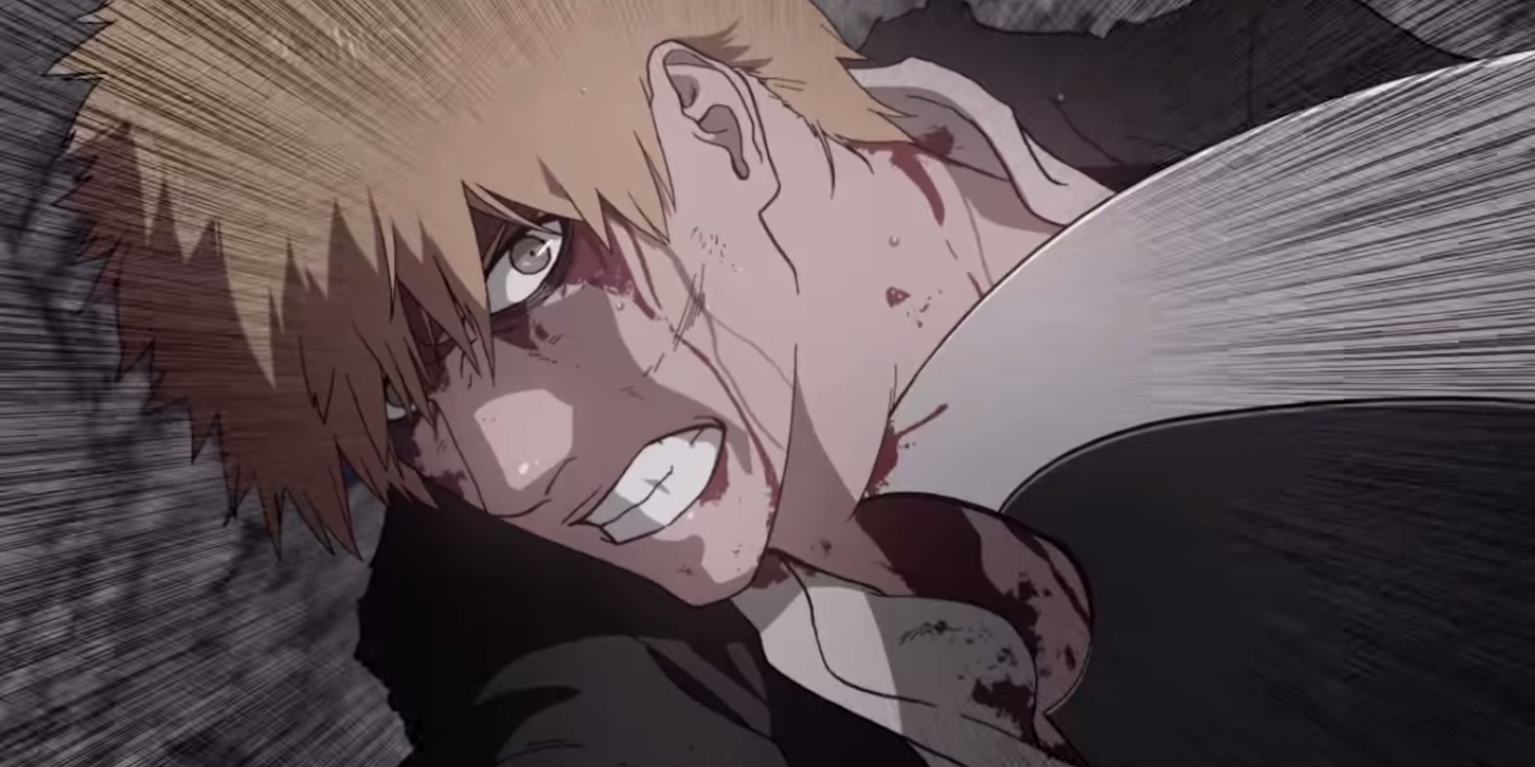 Ichigo uses Blut Vene in Bleach