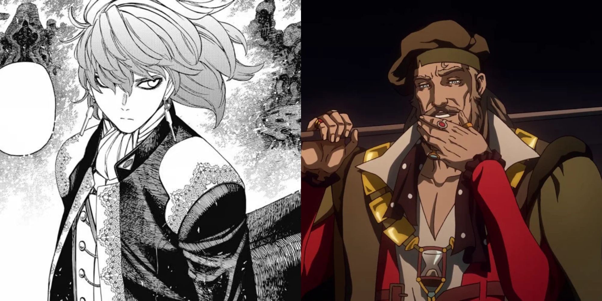 Count Saint-Germain in the Dandadan manga and Saint Germain in the Castlevania Animated Series.