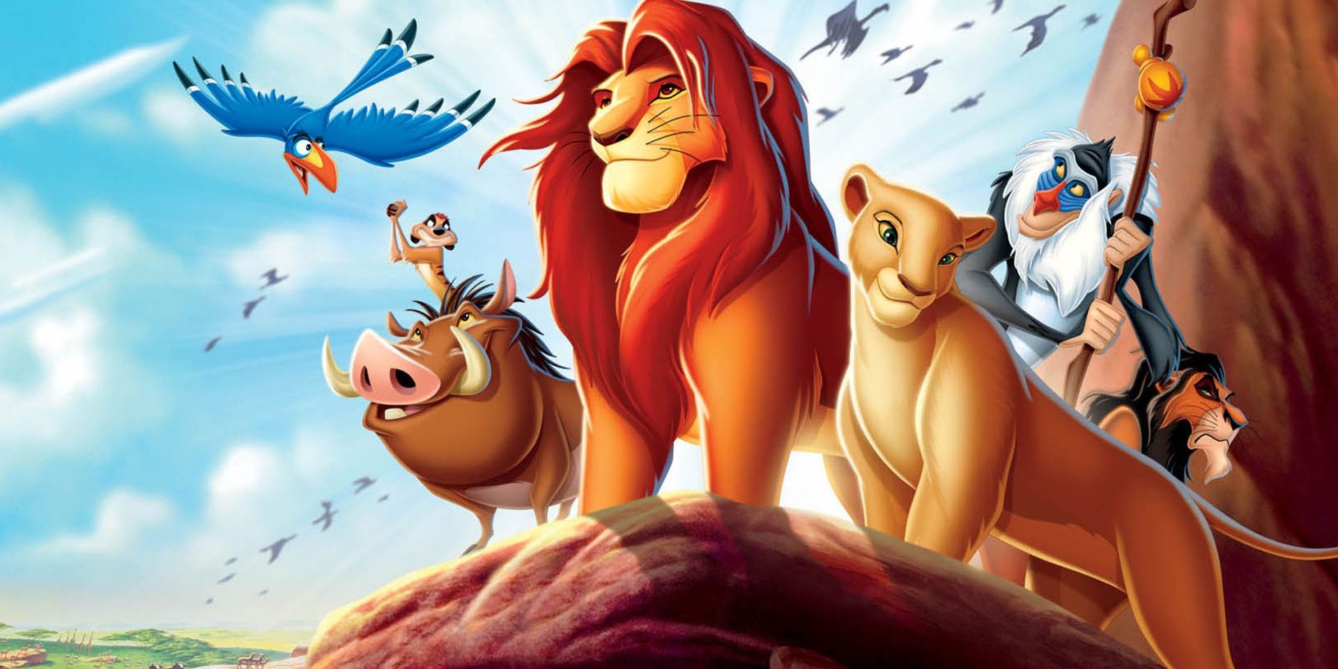 An image of Major character in The lion King including Simba, Mufasa, and Nala