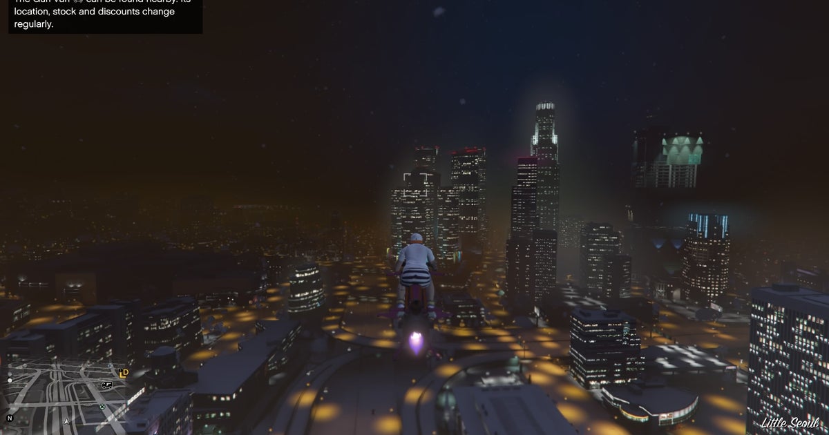 A new year treat: Snowfall in Los Santos