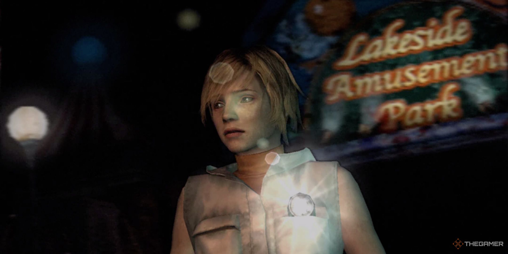 Heather in Lakeside Amusement Park from the opening of Silent Hill 3.