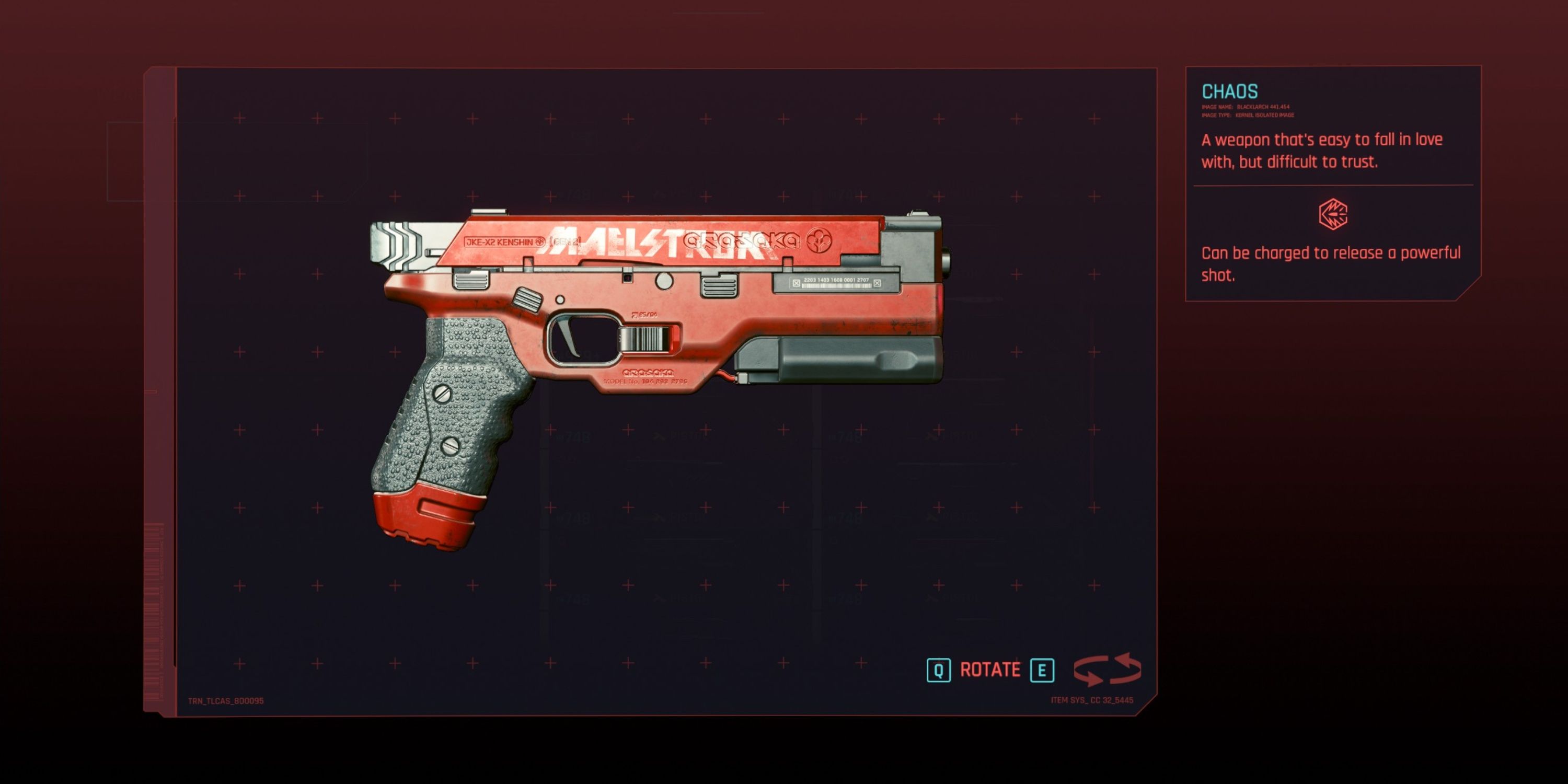 chaos iconic pistol