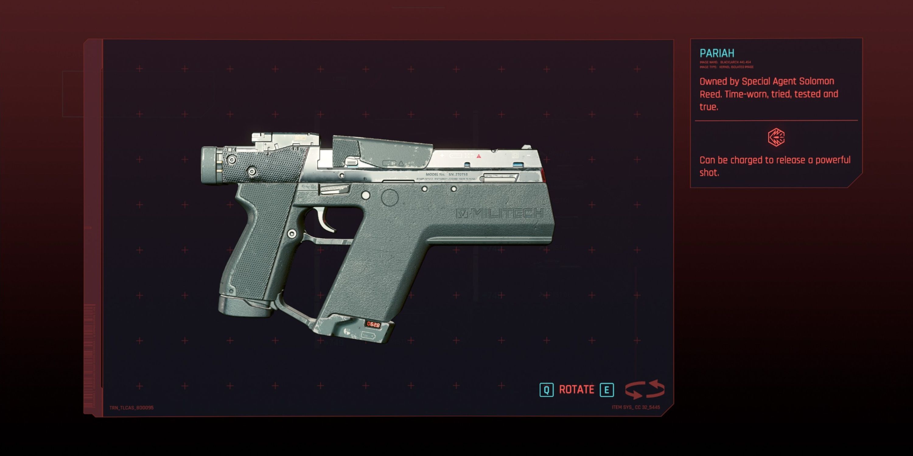 pariah iconic pistol