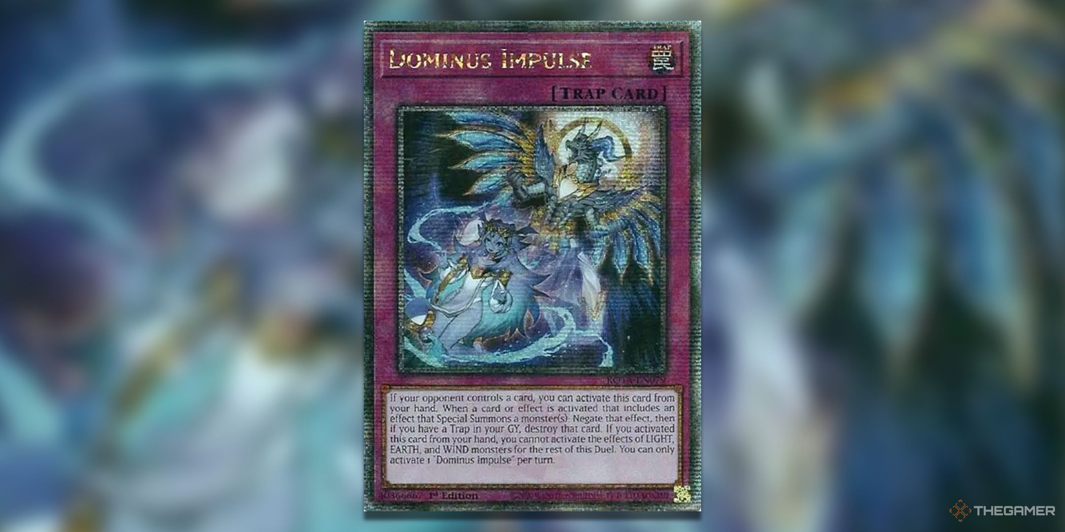 Dominus Impulse Quarter Century Yu-Gi-Oh! TCG Card Art.