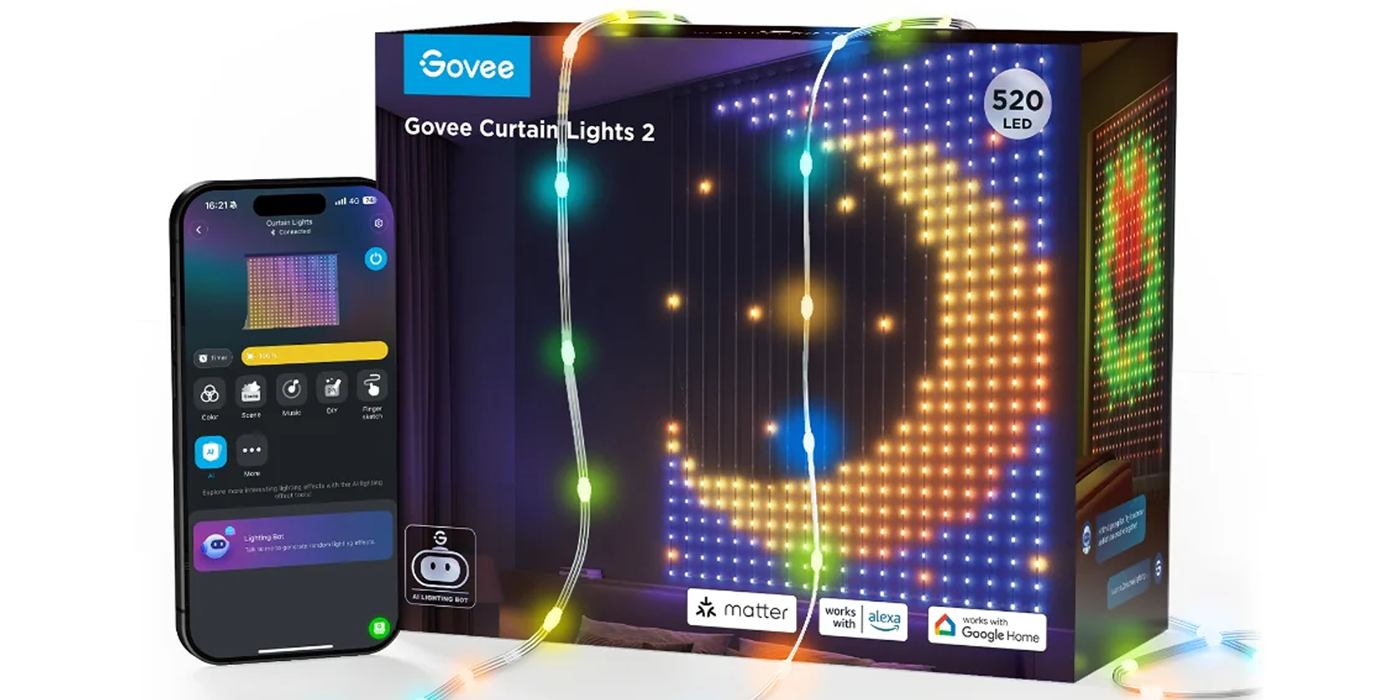 Govee Curtain Lights 2 Promo