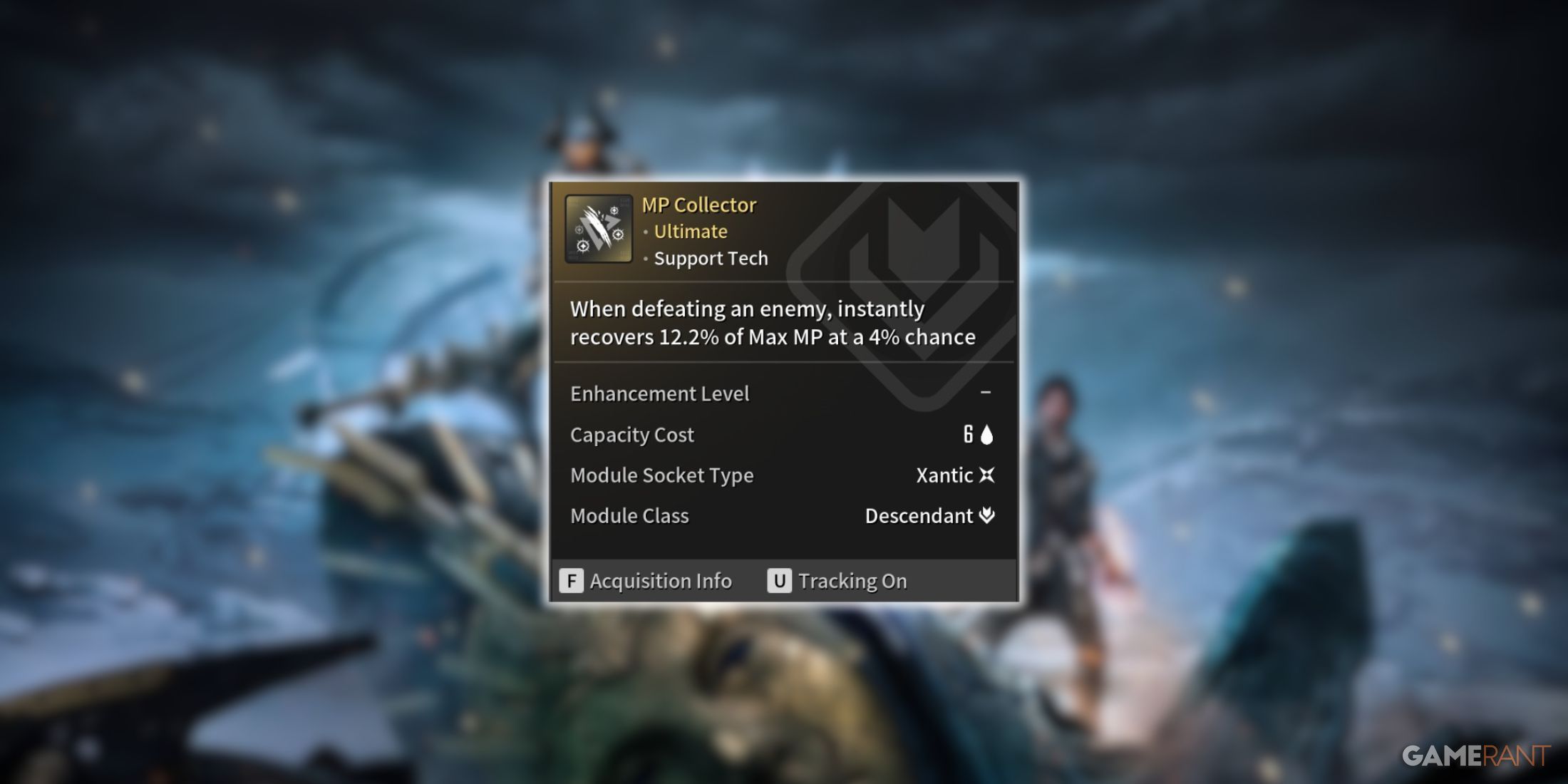 MP Collector Module Details in The First Descendant