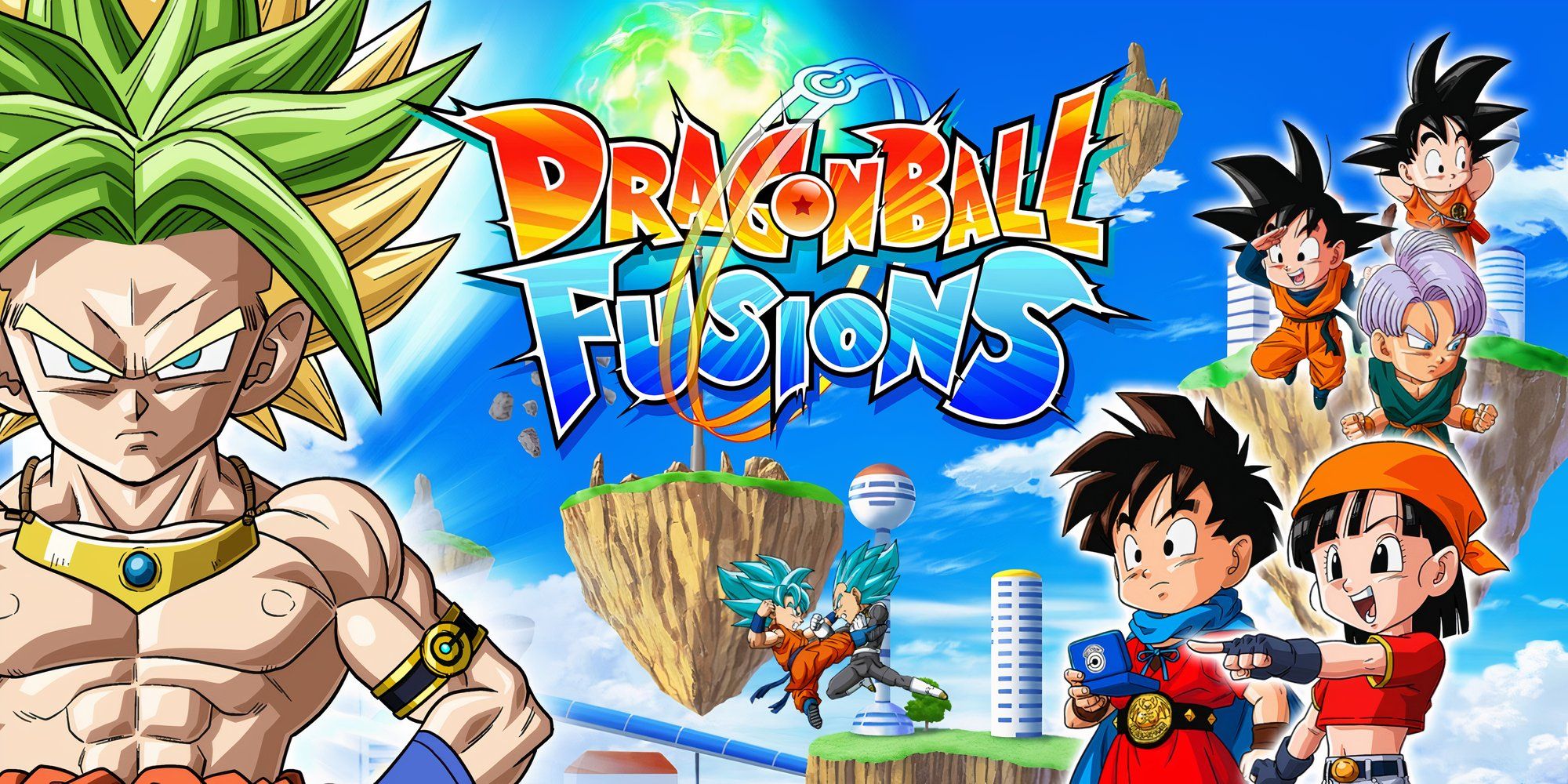 Promo art featuring characters in Dragon Ball Fusions