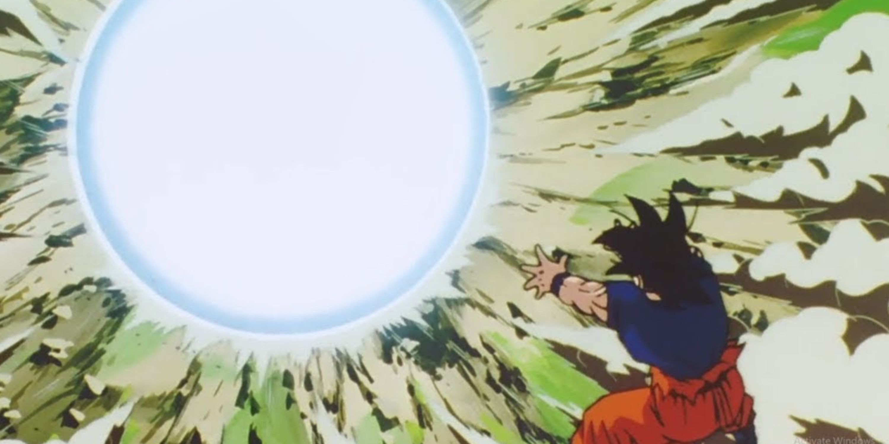 The Spirit Bomb that kills Buu, thrown by Goku in Dragon Ball Z