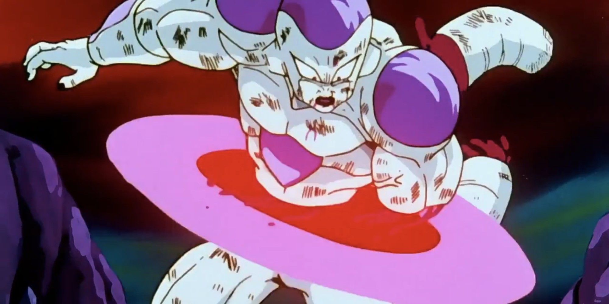 frieza gets cut in dbz