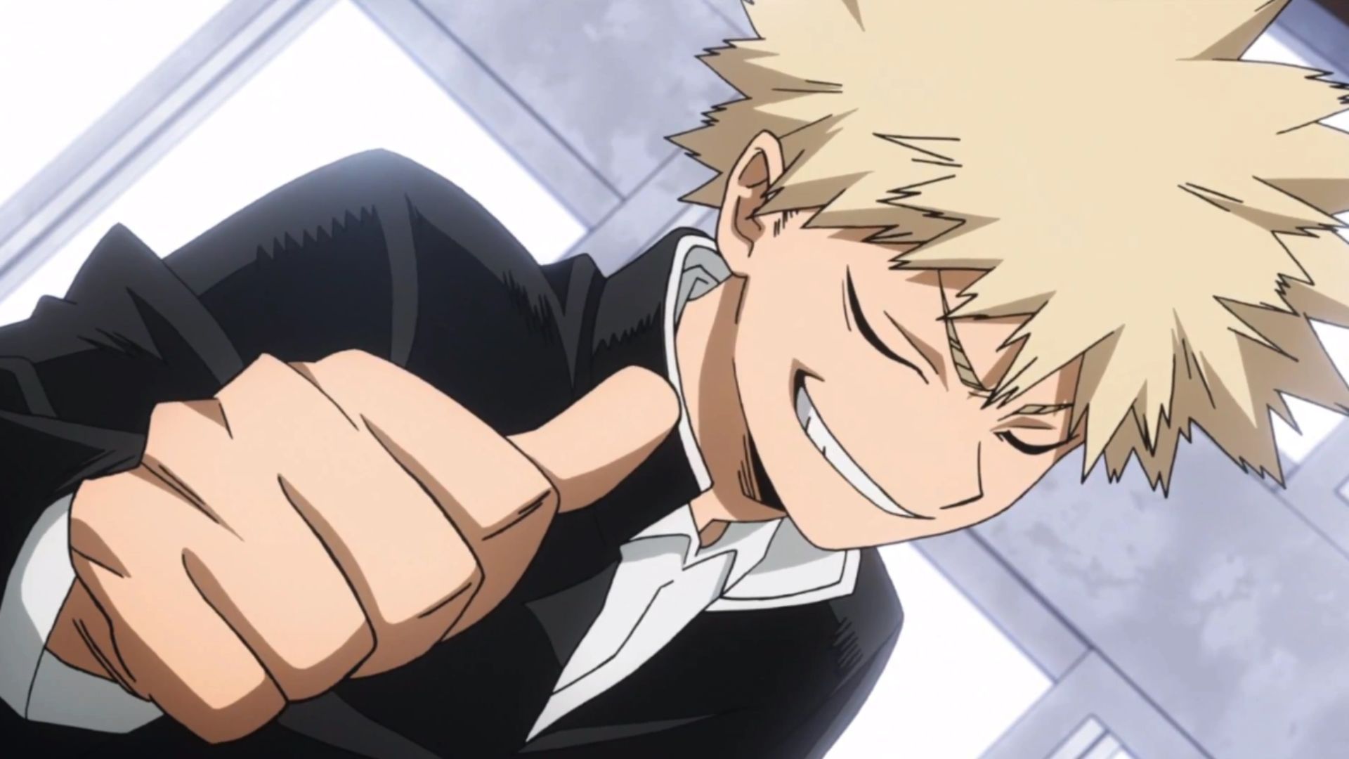 Bakugo in My Hero Academia.