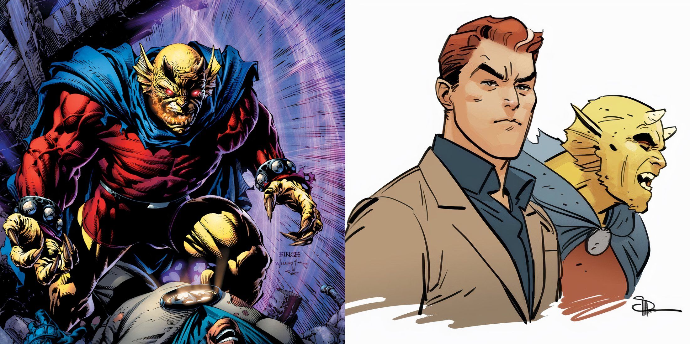 Etrigan and Jason Blood