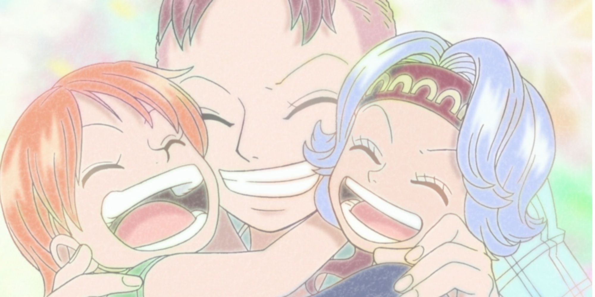 Nami, Belle-mere, and Nojiko embracing eachother