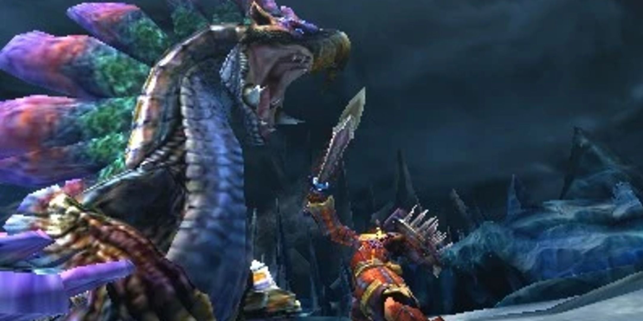 The Tidal Najarala in Monster Hunter 4 Ultimate.