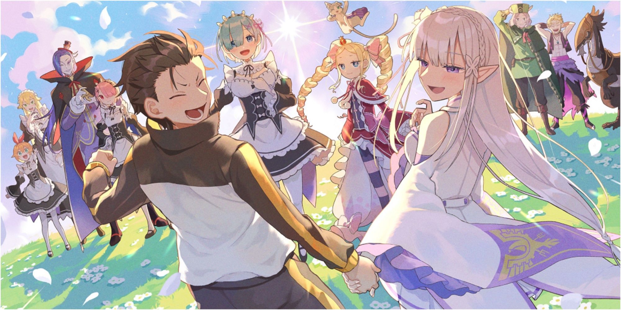 A group of characters from Re:Zero