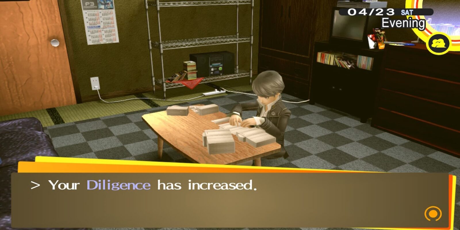 How To Raise Diligence In Persona 4 Golden