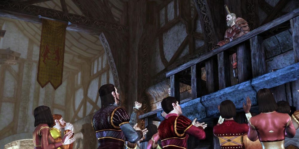 The landsmeet begins in Dragon Age: Origins.