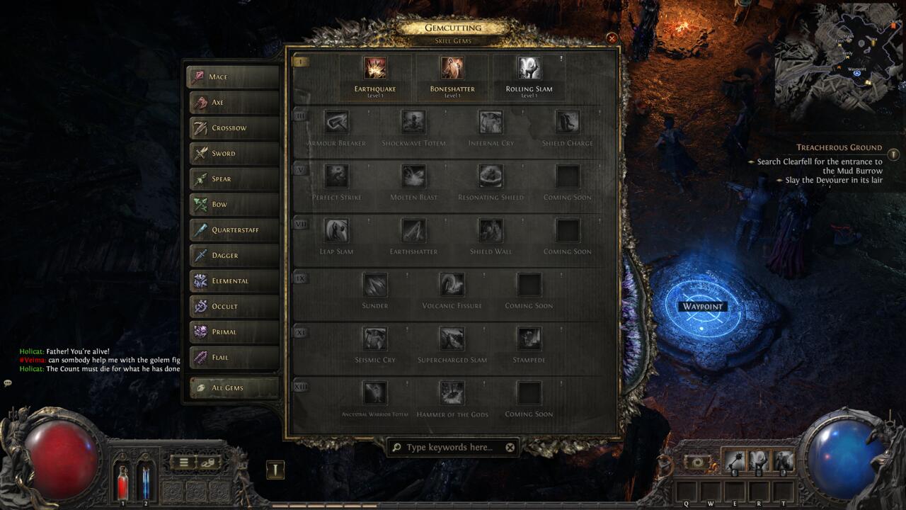 All skills for the Warrior in Path of Exile 2