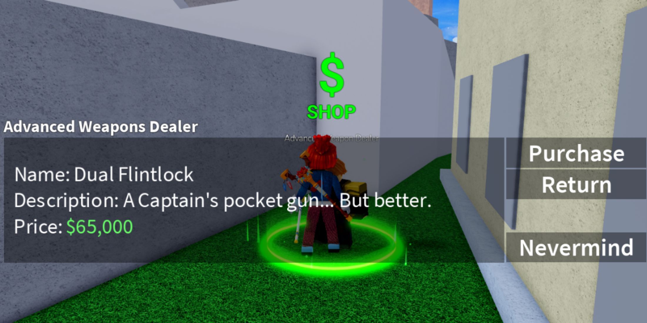 Advanced Weapon Dealer in Blox Fruits