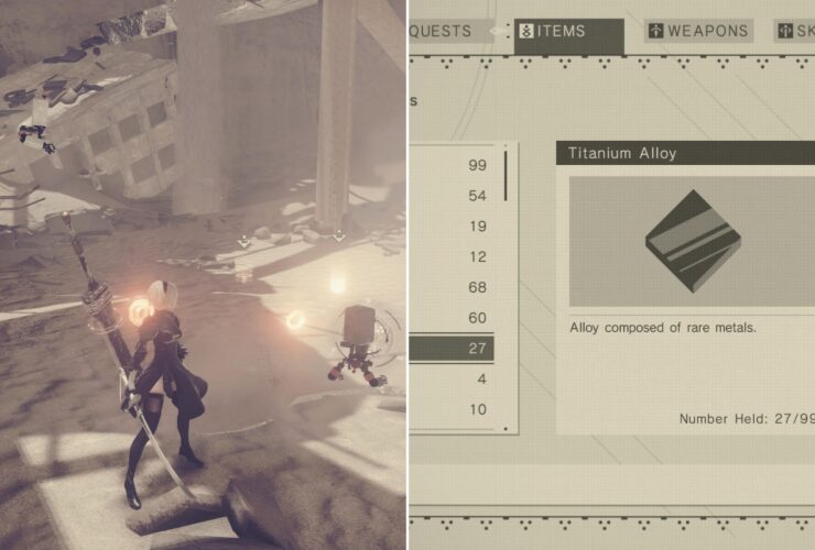 How To Farm Titanium Alloy In NieR: Automata