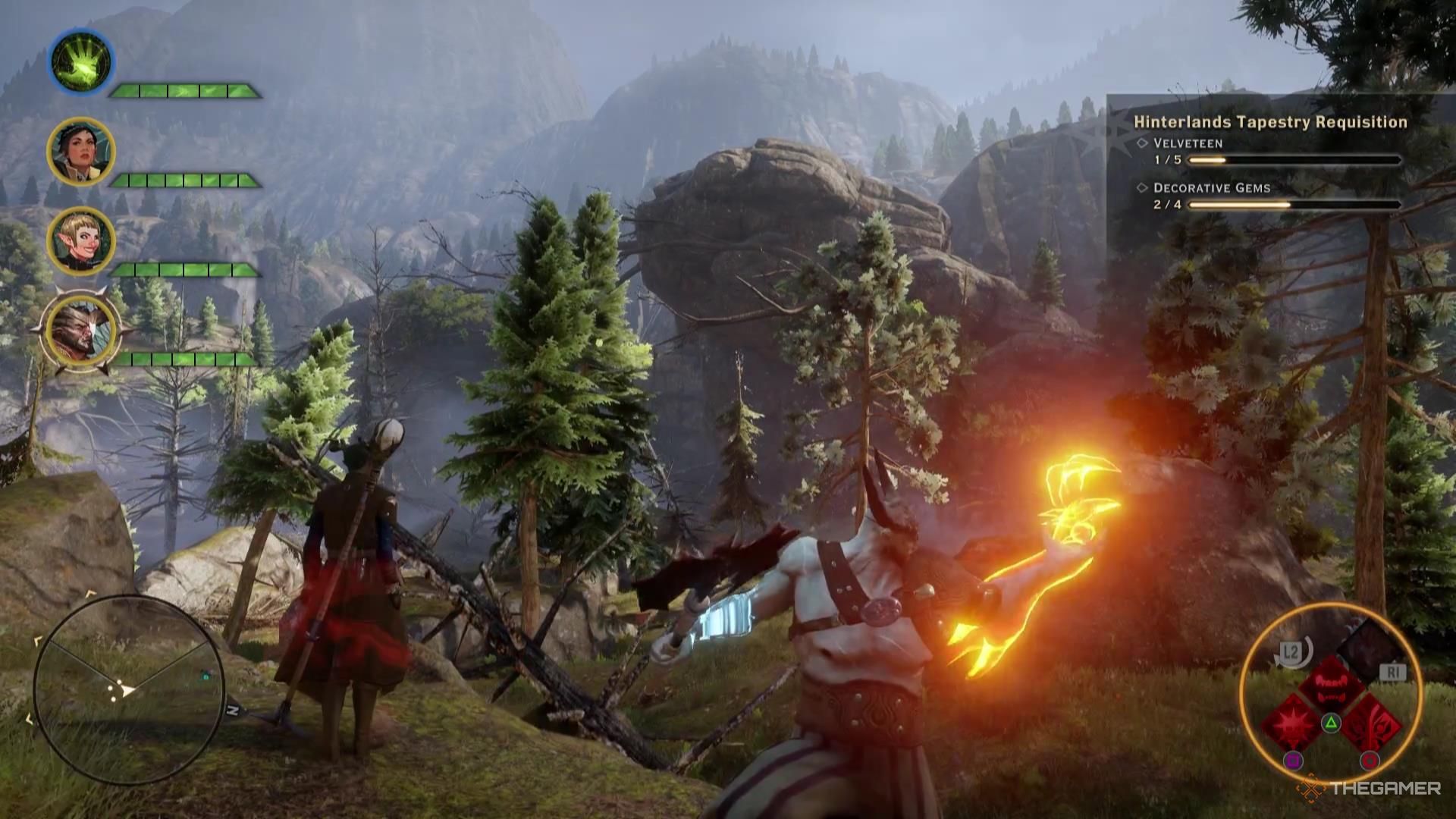 Iron Bull uses a Reaver skill Dragon Age: Inquisition.