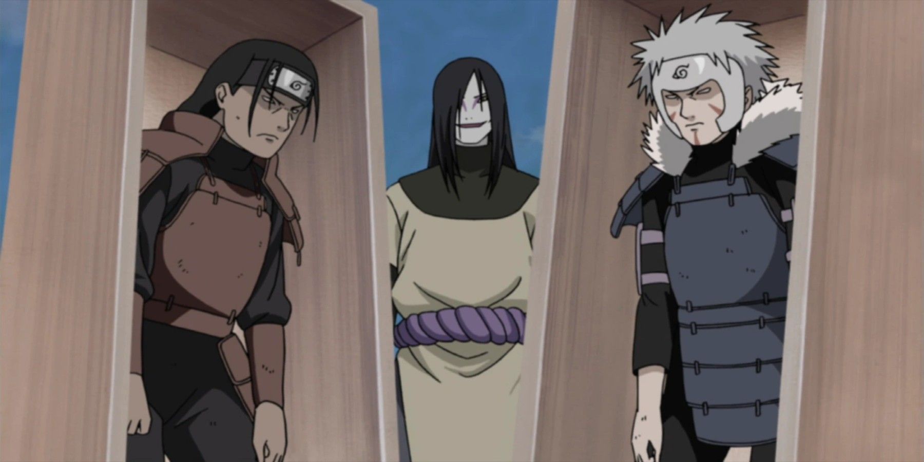 Orochimaru Uses Edo Tensei To Resurrect The 1st & 2nd Hokage in Naruto