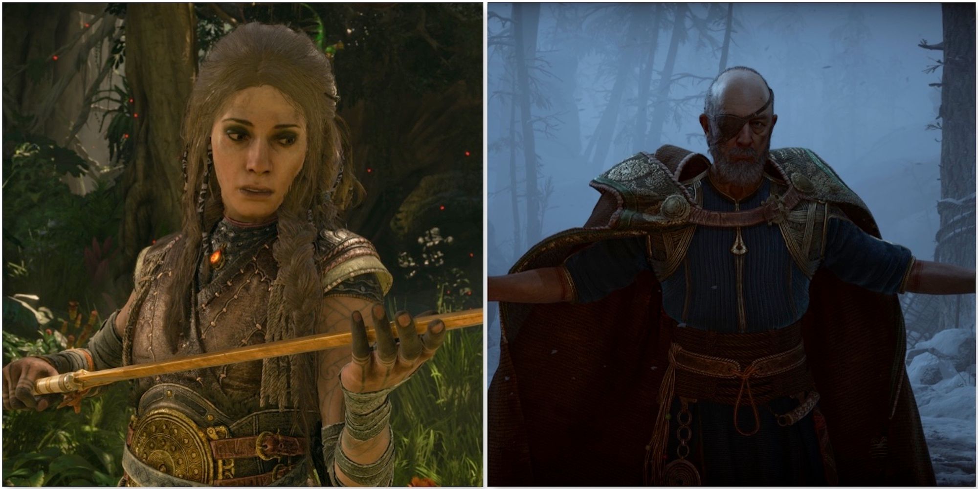 Freya and Odin in God of War Ragnarok