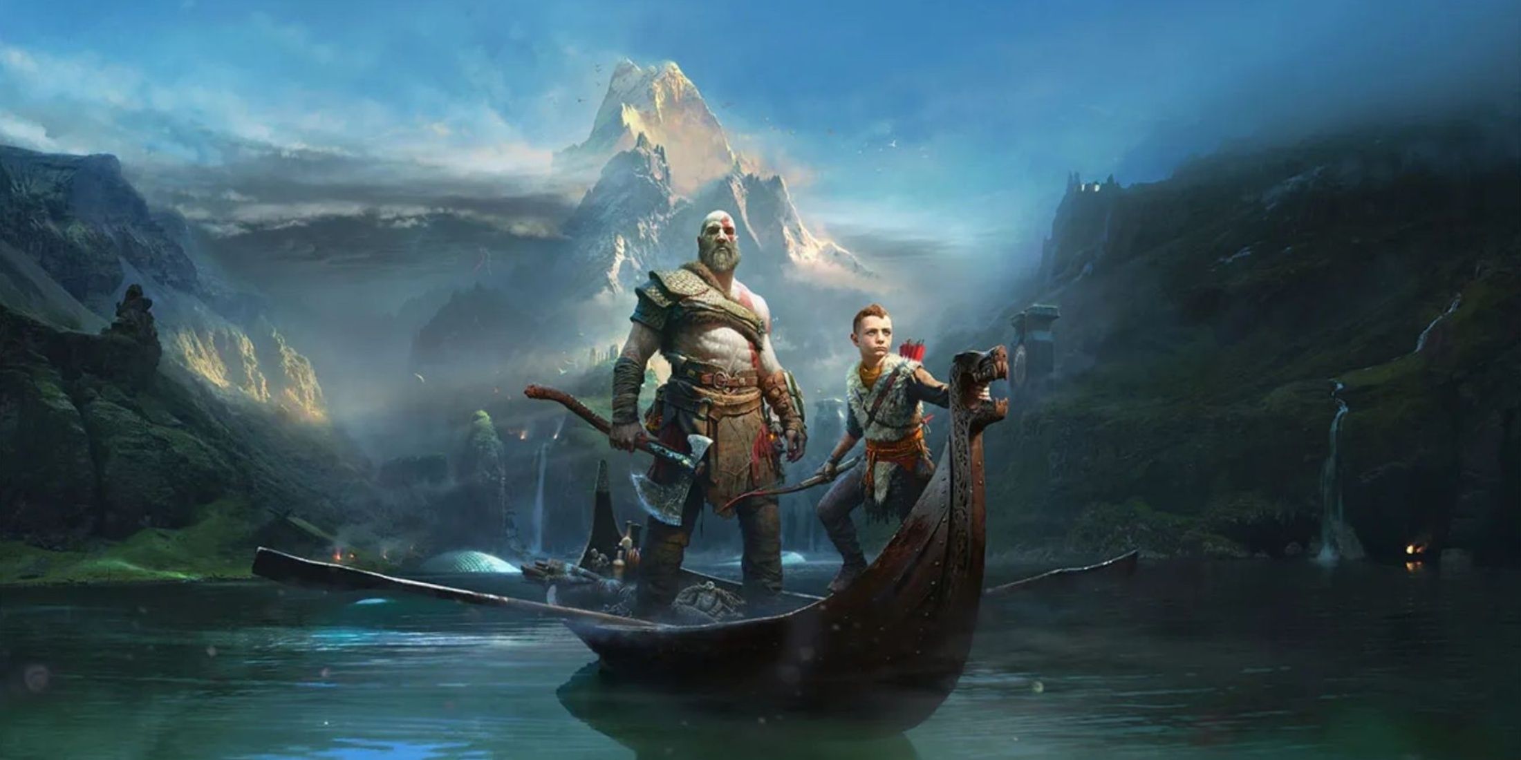 God Of War 2018 Cover Art WIthout Text