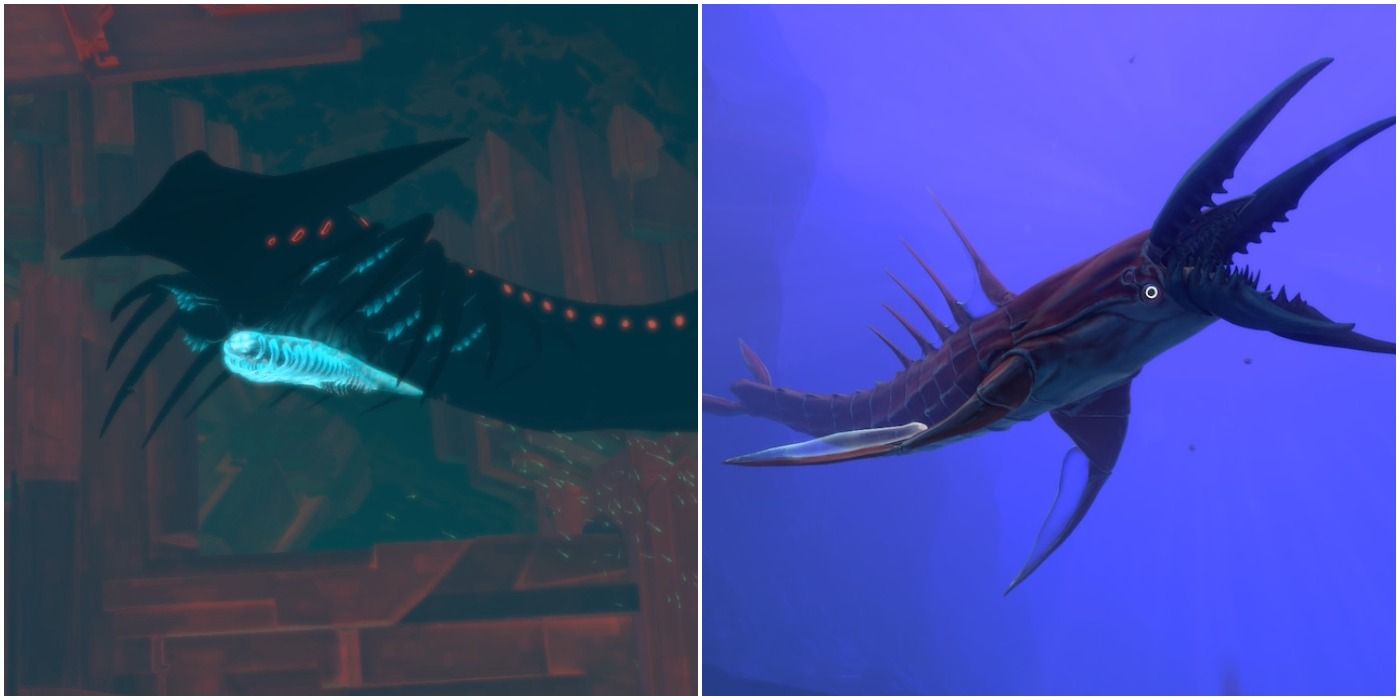 (Left) Shadow Leviathan (Right) Chelicerate