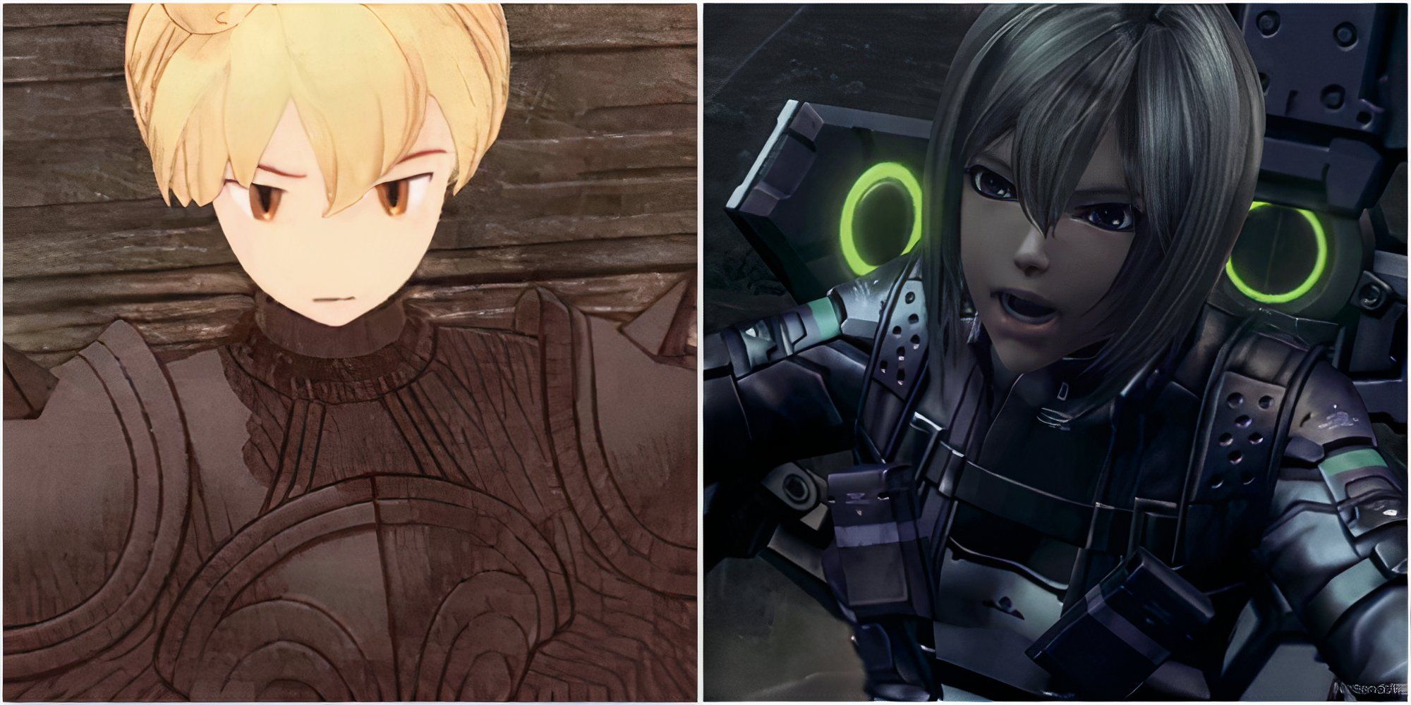 Ramza in Final Fantasy Tactics The War of the Lions and Irina in Xenoblade Chronicles X