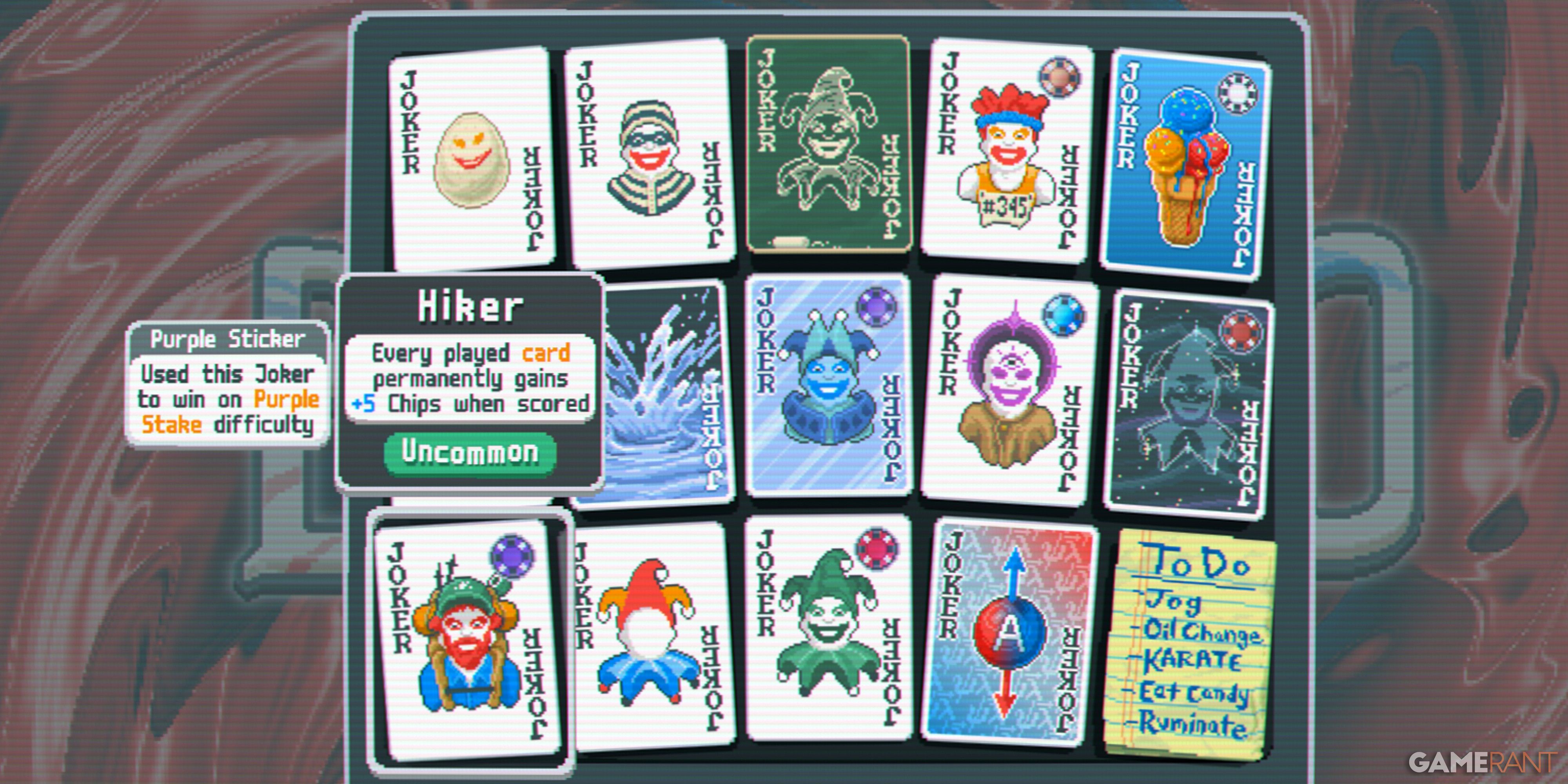 Balatro Hiker Joker