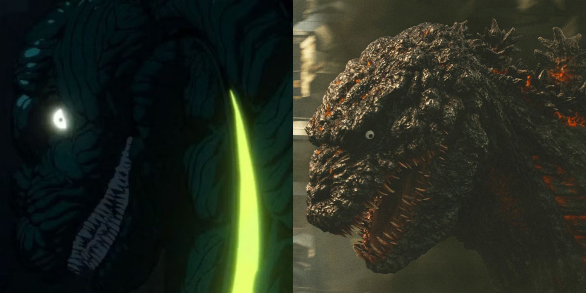 Nessie in Dandadan and Shin Godzilla.