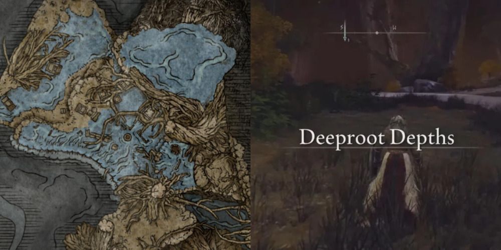 Location of Deeproot Depths in Elden Ring.