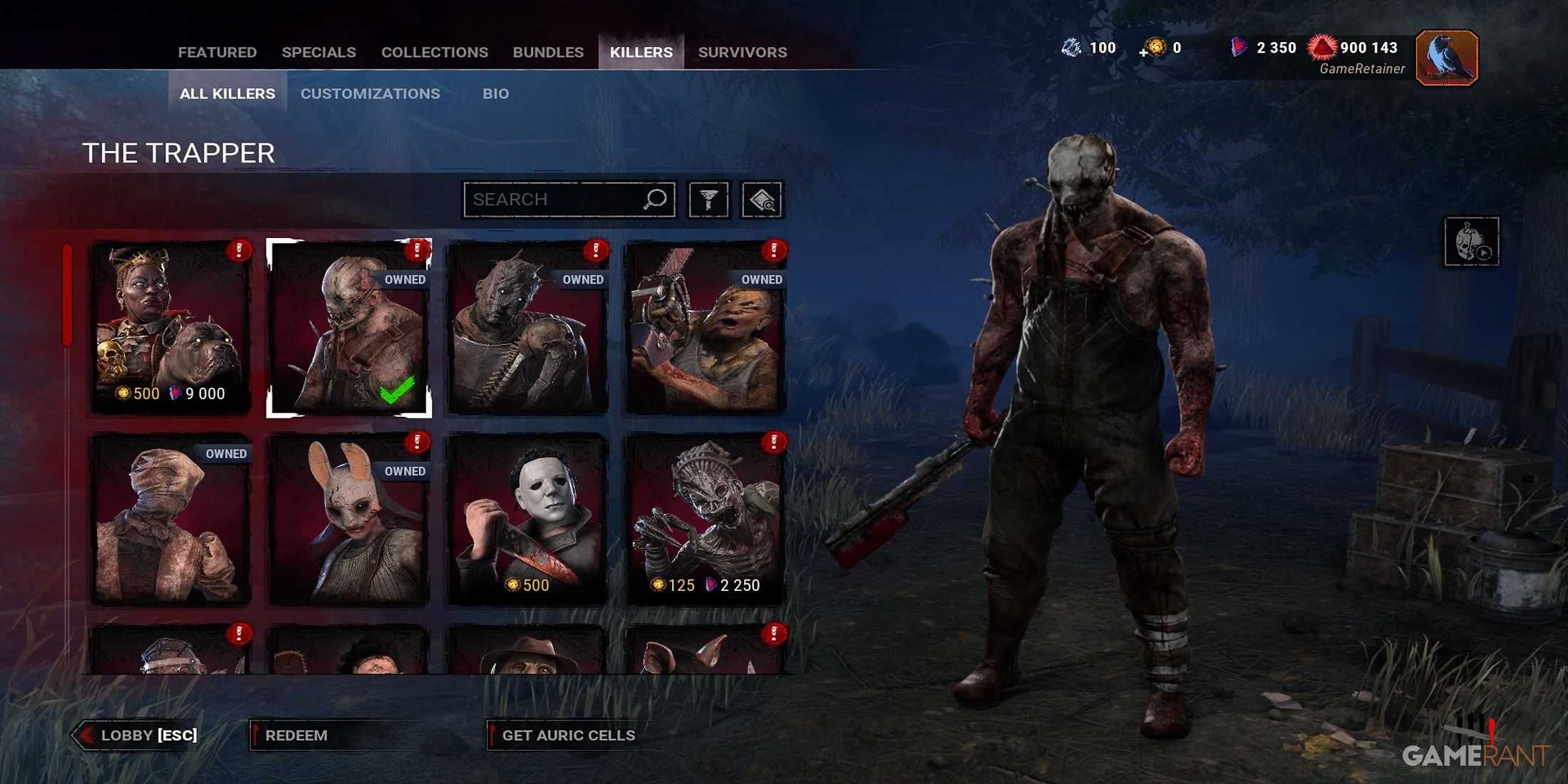 DBD The Trapper