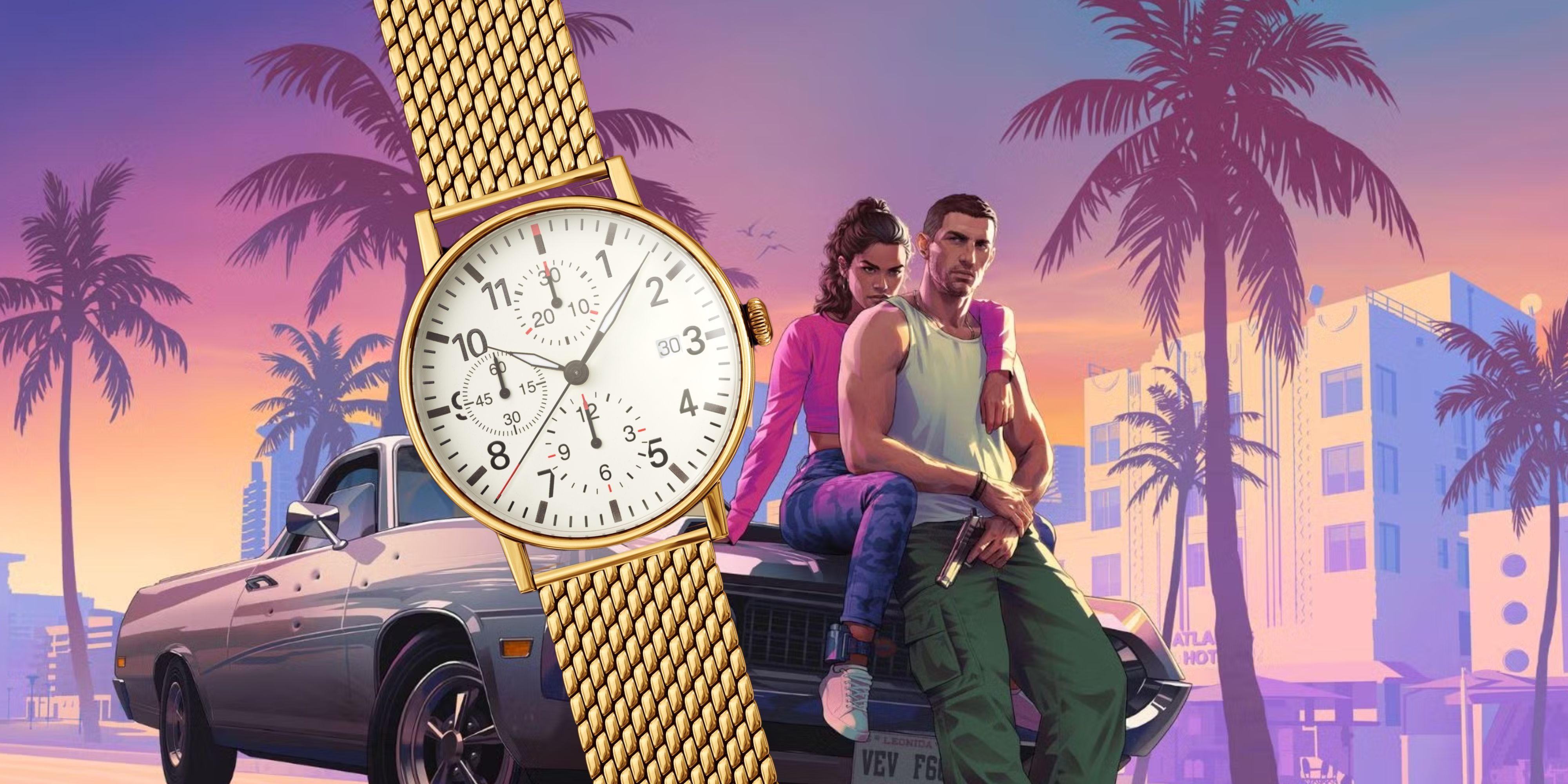 GTA 6 artwork with watch