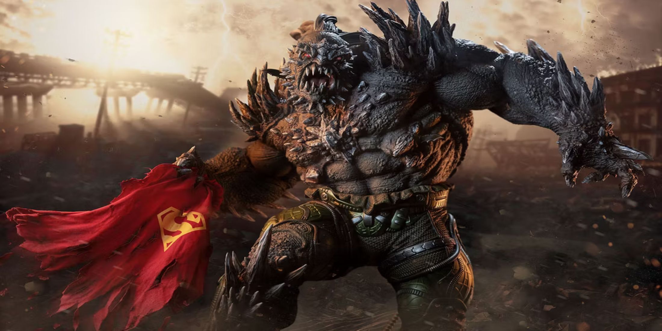 A picture of Doomsday from DC Comics