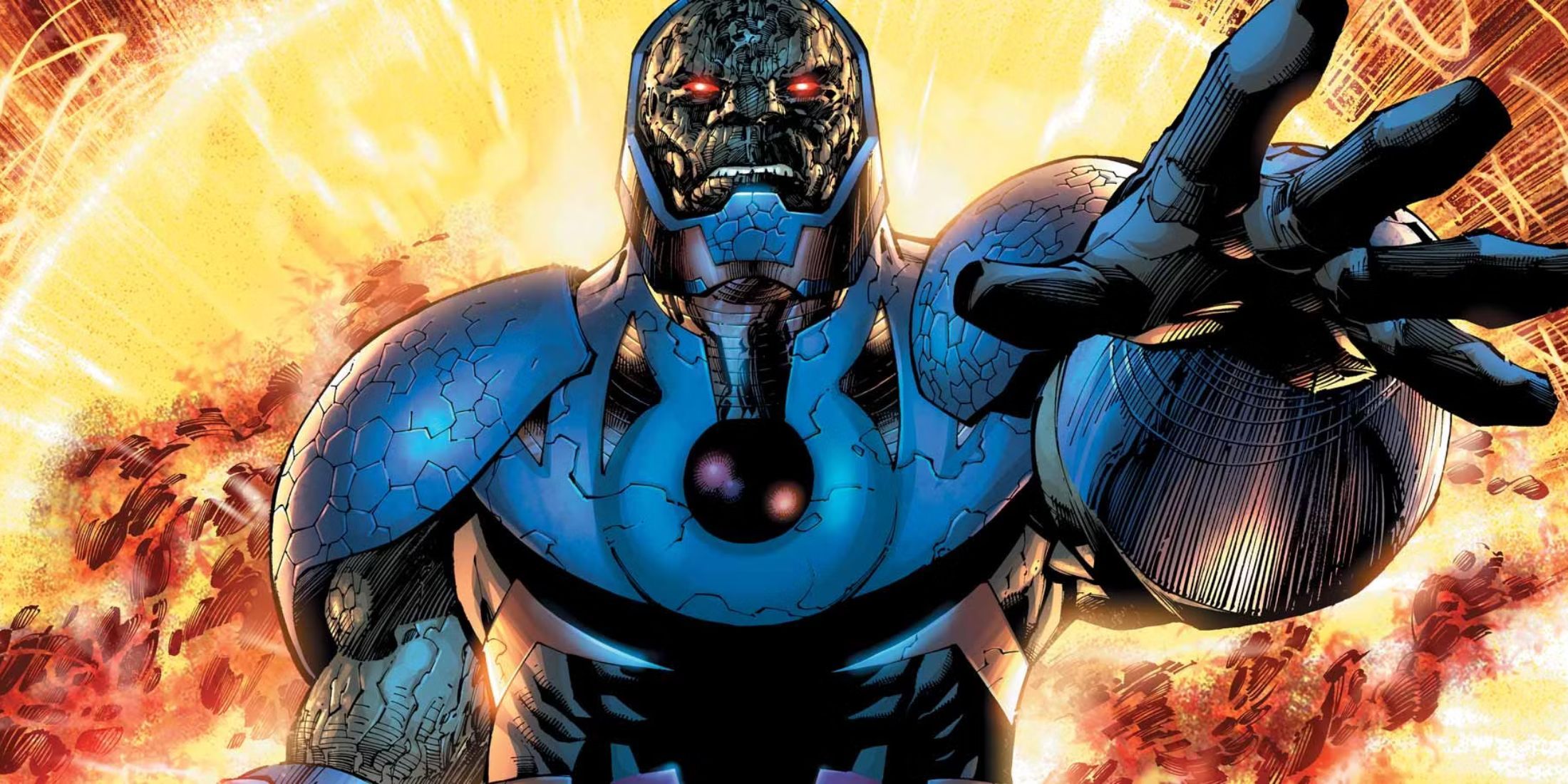 A picture of Darkseid from DC Comics