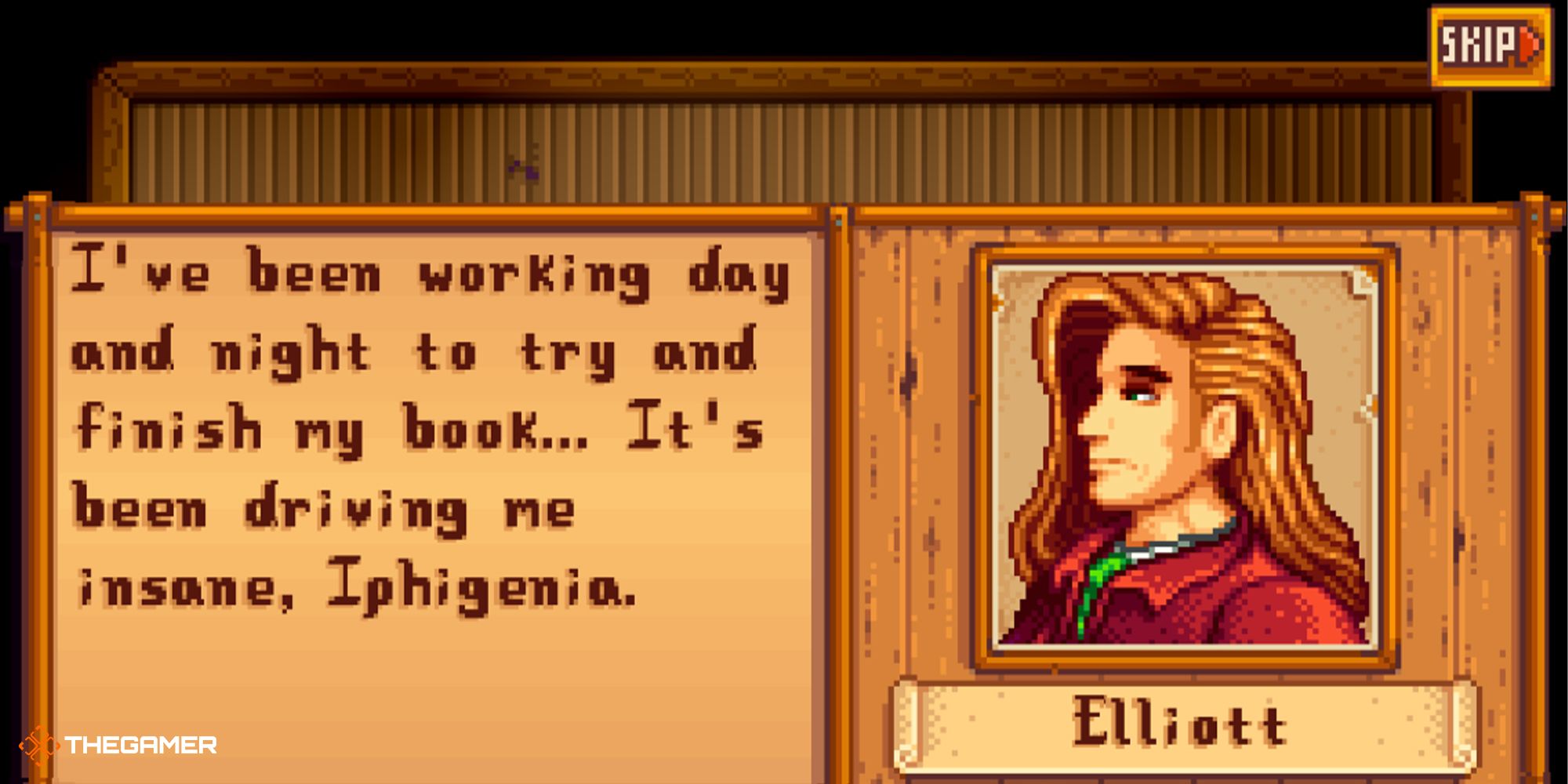 Stardew Valley - Elliott talking about his book