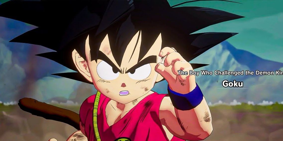 Kid Goku from Dragon Ball Z Kakarot