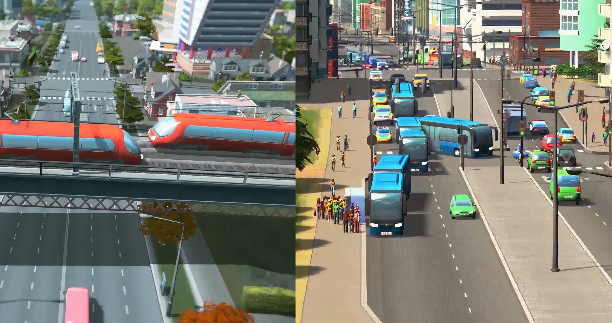 Transportation in Cities: Skylines