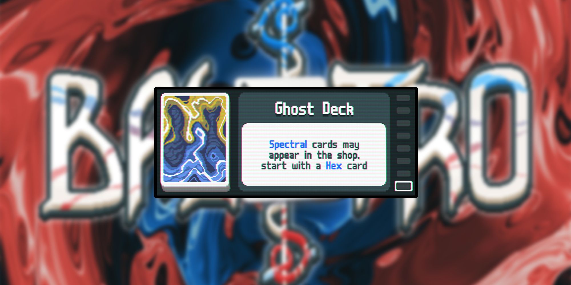 Balatro Ghost Deck - Spectral cards may appear in the shop. Start with a Hex card.