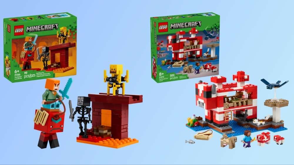 New Minecraft Lego Sets - Check Out All Five Budget-Friendly Playsets