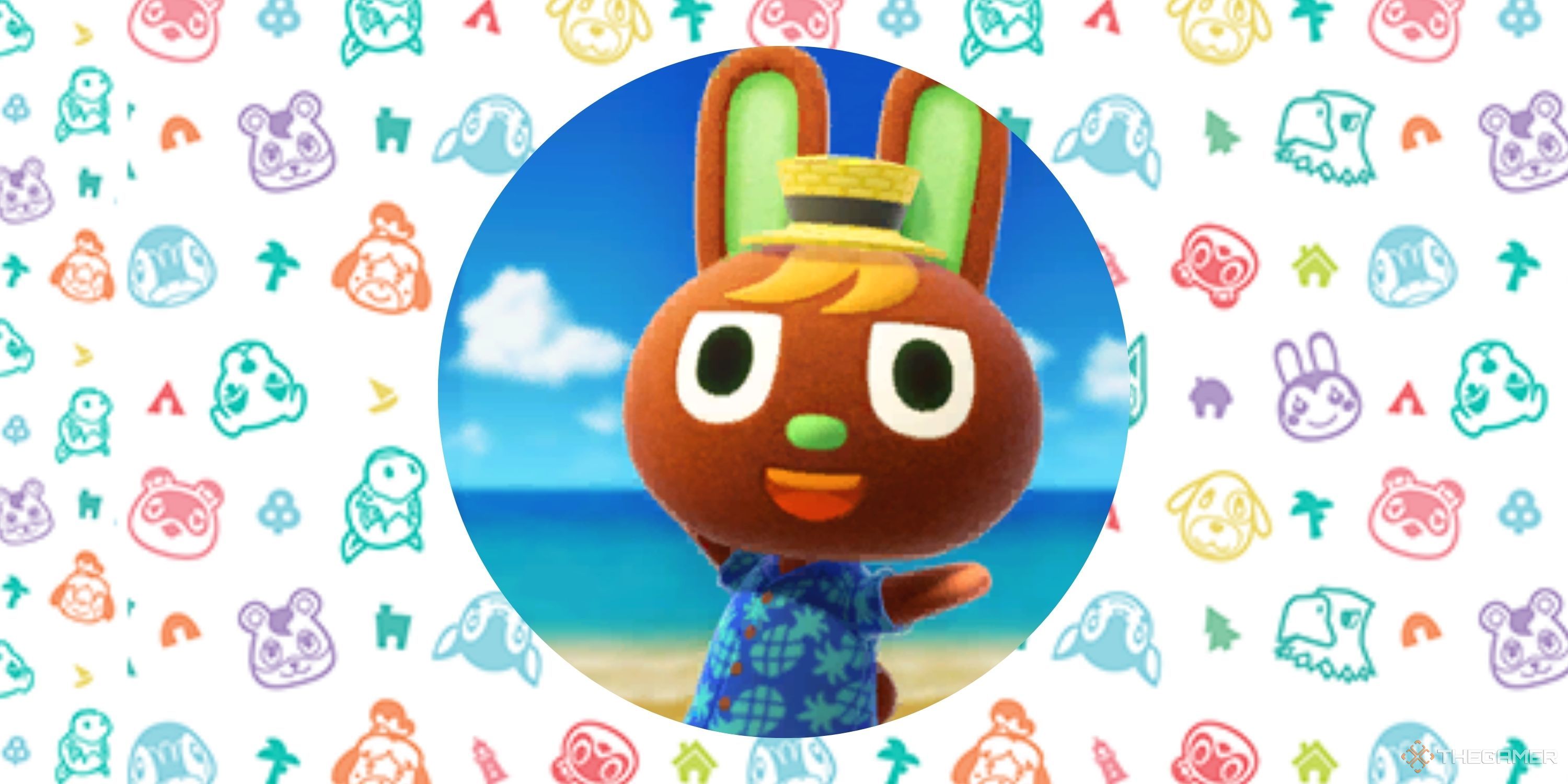 O'Hare's Animal Crossing New Horizons poster with a villager background.