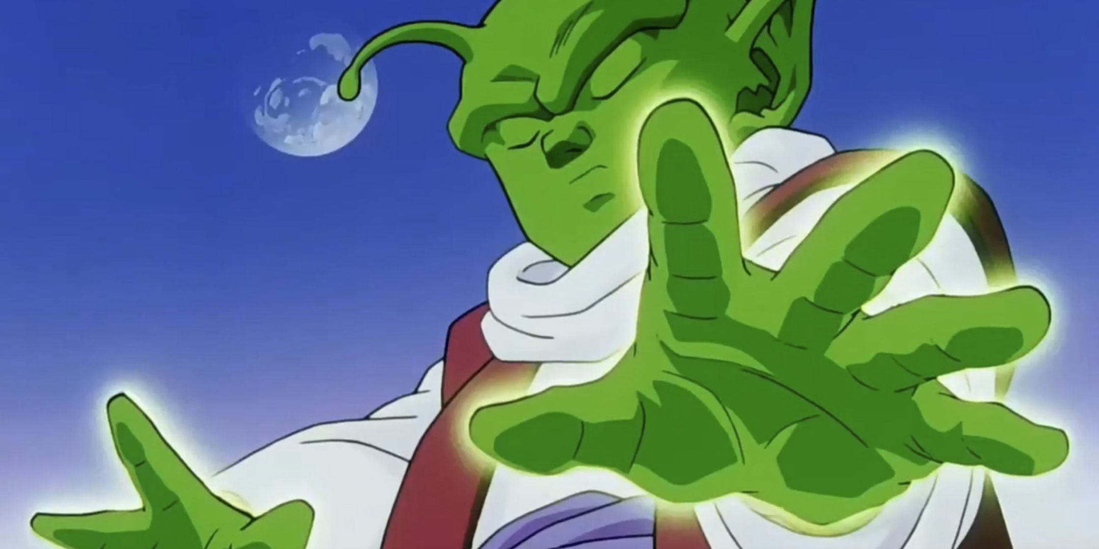 Dende uses his powers to heal Vegeta after the Buu Saga in Dragon Ball Z.