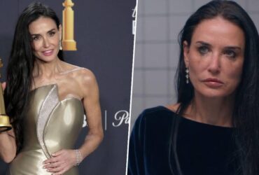 The Substance star Demi Moore reflects on a producer calling her a "popcorn actress" as she wins her first award in 45-year career at the Golden Globes: "I thought maybe this was it"