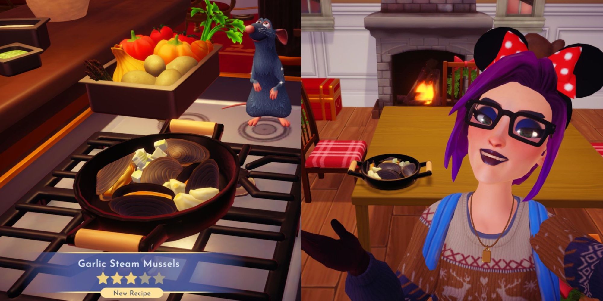 How to make Garlic Steam Mussels in Disney Dreamlight Valley