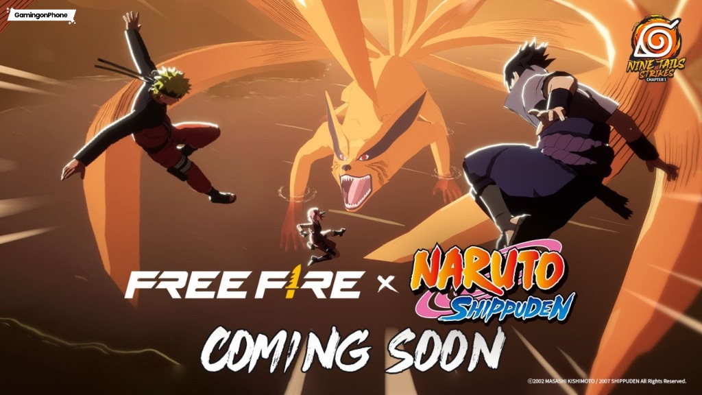 Free Fire x NARUTO SHIPPUDEN Launch Date Cover